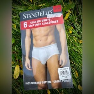NiB Stanfield’s 6pk Briefs - Men M - White